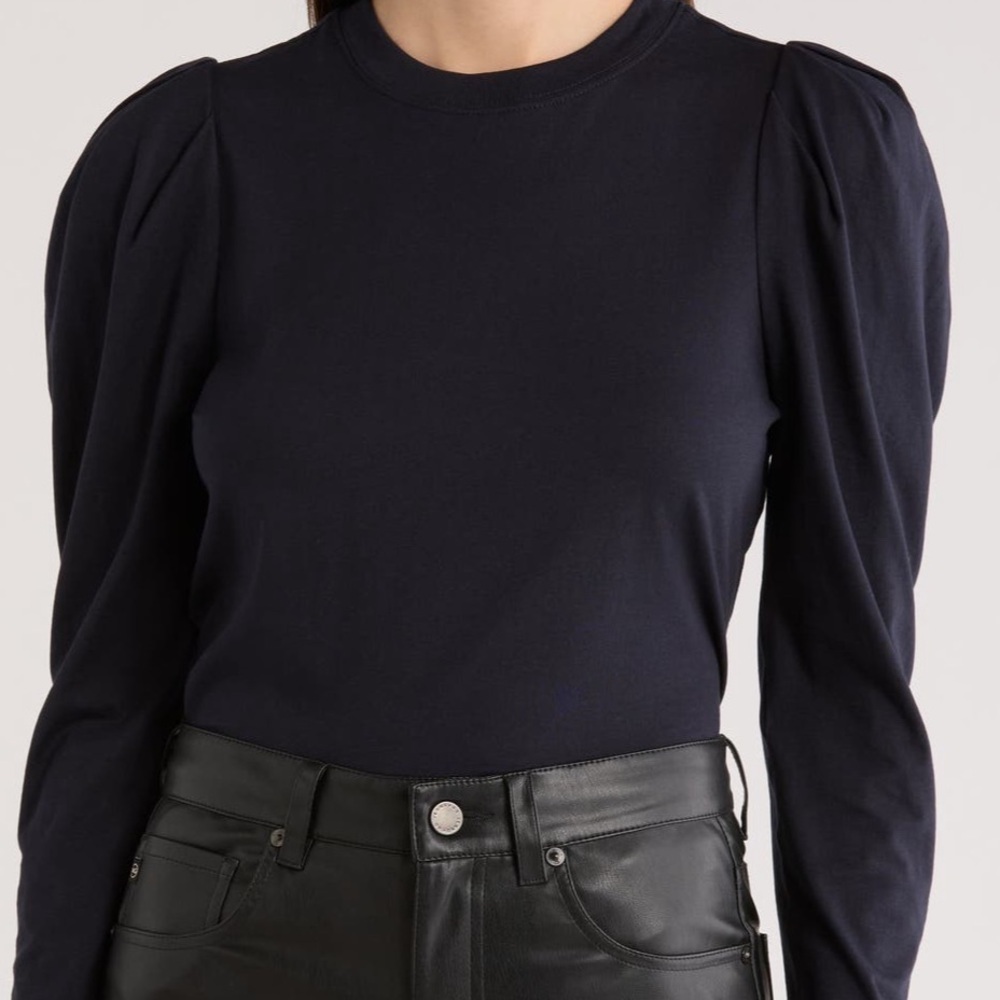 Elegant navy Women's Top - Picture 2 of 3